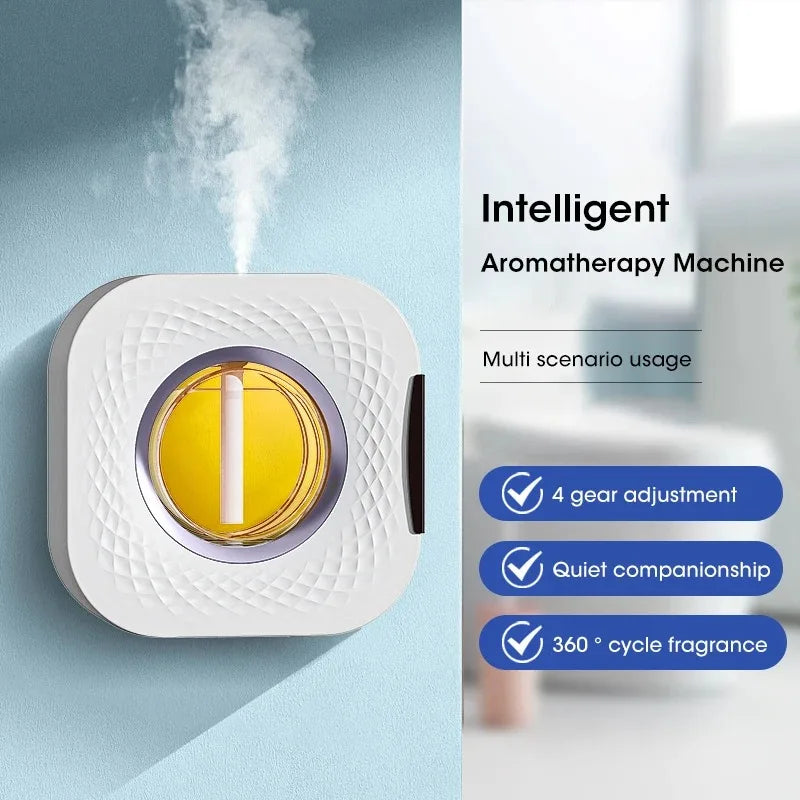 Mini Difusor de Aromaterapia con Fragancia, Purificador de Aire, Humidificador Pequeño de Pared, Aceite de Lavanda/Hilton