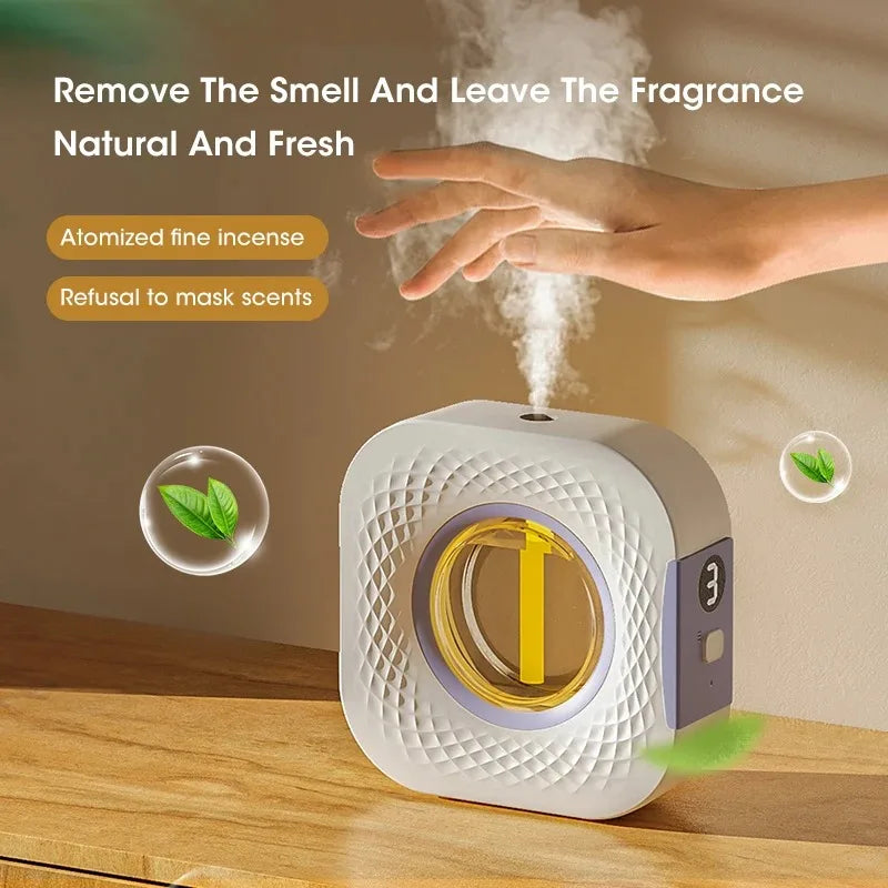Mini Difusor de Aromaterapia con Fragancia, Purificador de Aire, Humidificador Pequeño de Pared, Aceite de Lavanda/Hilton