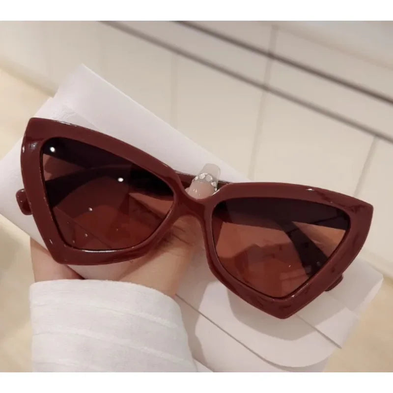 Gafas de Sol Ojo de Gato para Mujer MOONBIFFY - Moda, Protección UV400, Marco Completo