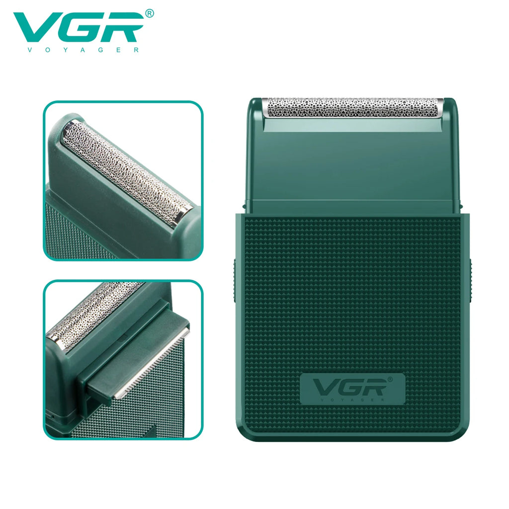 Afeitadora Eléctrica Profesional VGR V-376 - Recargable para Hombre