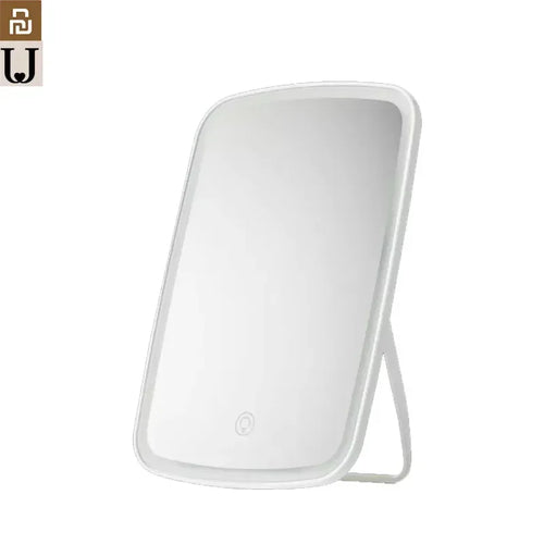 Jordan judy LED makeup mirror Monochrome/Tri Color Intelligent portable desktop led light rechargeable folding light mirror