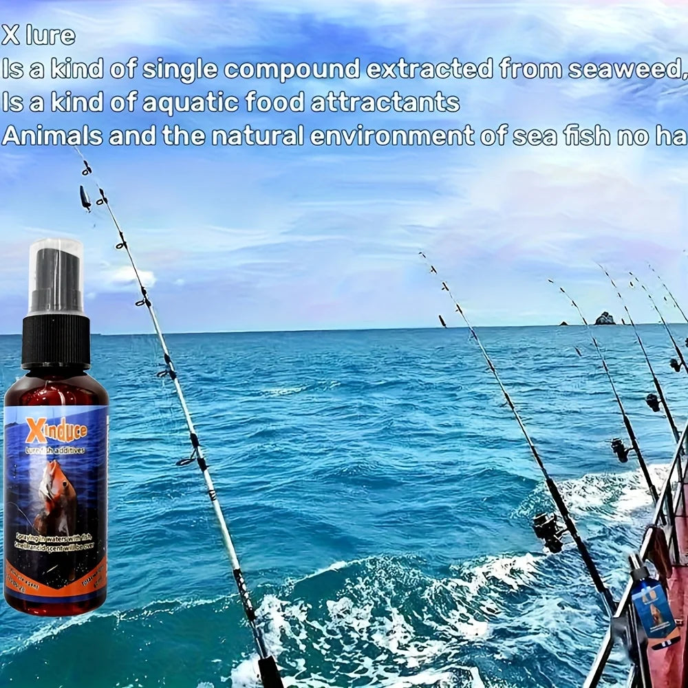 X Lure - Señuelo Natural de Pesca Marina en Spray | Fórmula de Algas para Peces de Mar