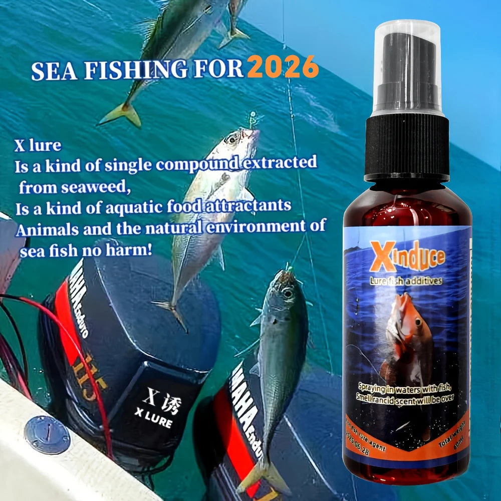 X Lure - Señuelo Natural de Pesca Marina en Spray | Fórmula de Algas para Peces de Mar
