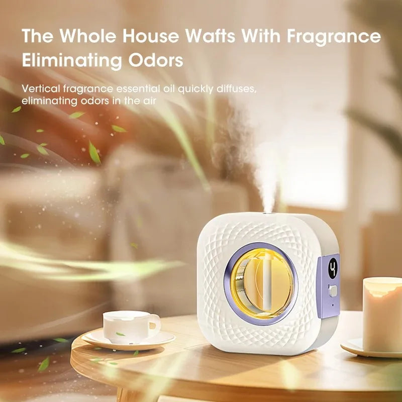Mini Difusor de Aromaterapia con Fragancia, Purificador de Aire, Humidificador Pequeño de Pared, Aceite de Lavanda/Hilton